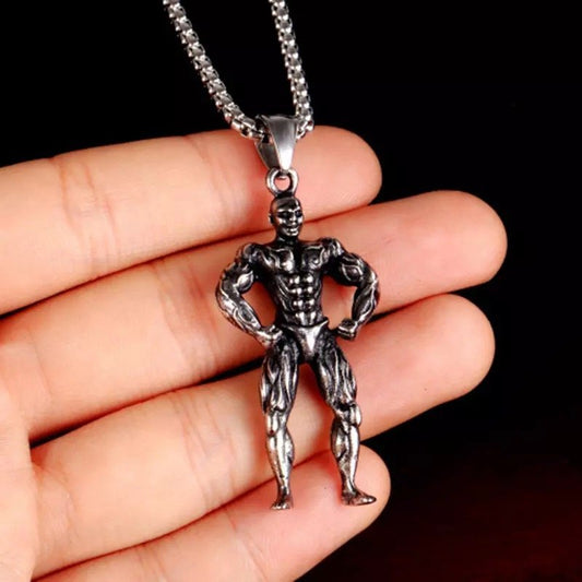 Necklace Standing Bodybuilder